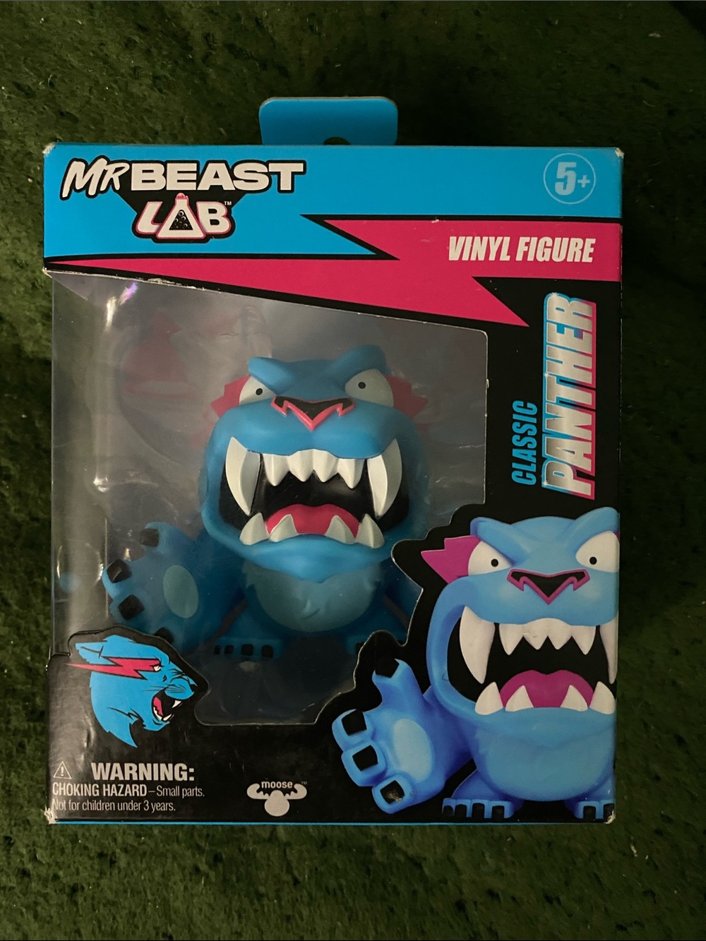 Classic Panther Blue Vinyl Figure - Collectible Toy